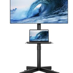 BONTEC Mobile TV Stand for 23-60 Inch TVs