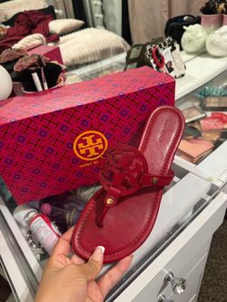 Red Tory Burch sandles (new)