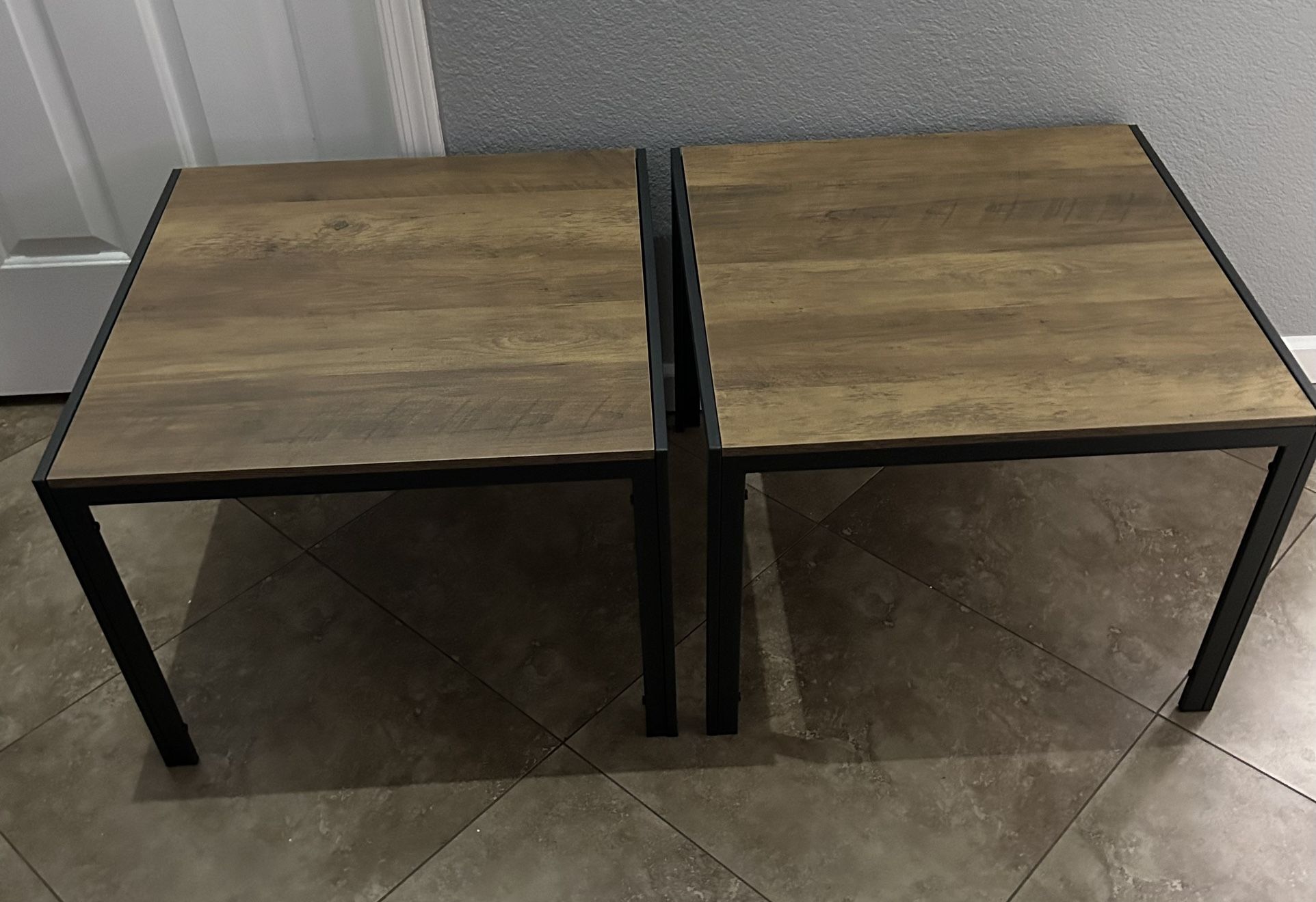 (NEW) Set Of 2 Large Side Tables