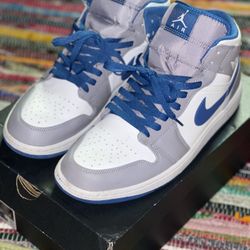 True Blue Jordan 1 Mid 