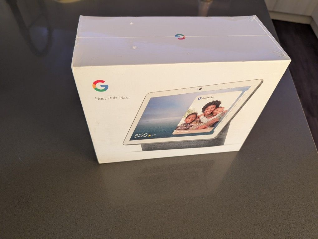 *UNOPENED* Google Nest Hub Max (Charcoal color) SAVE OVER $100