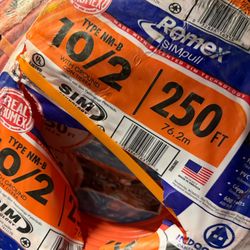 10/2 Romex Wire 250ft Copper Cable 