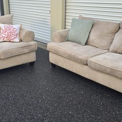 Sofa and loveseat (DELIVER OPTION)