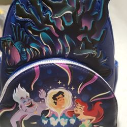 The Little Mermaid Ursula Lair Glow Mini Backpack And Wallet 