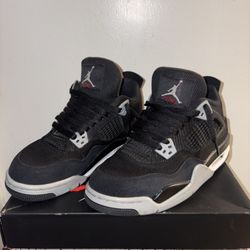 Jordan Black Canvas 4s
