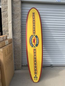 Terry Senate Surfboard/Advertising Board Kona Beer Hawaii Rare