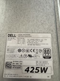 Dell 425 watt power supply