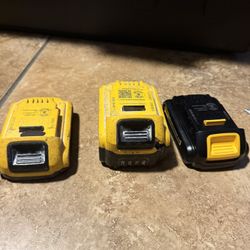 Dewalt Batteries Baterias 