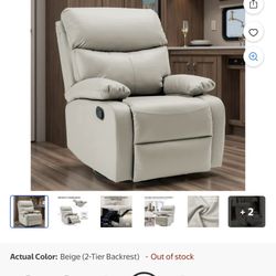 Leather Sofá Recliner 