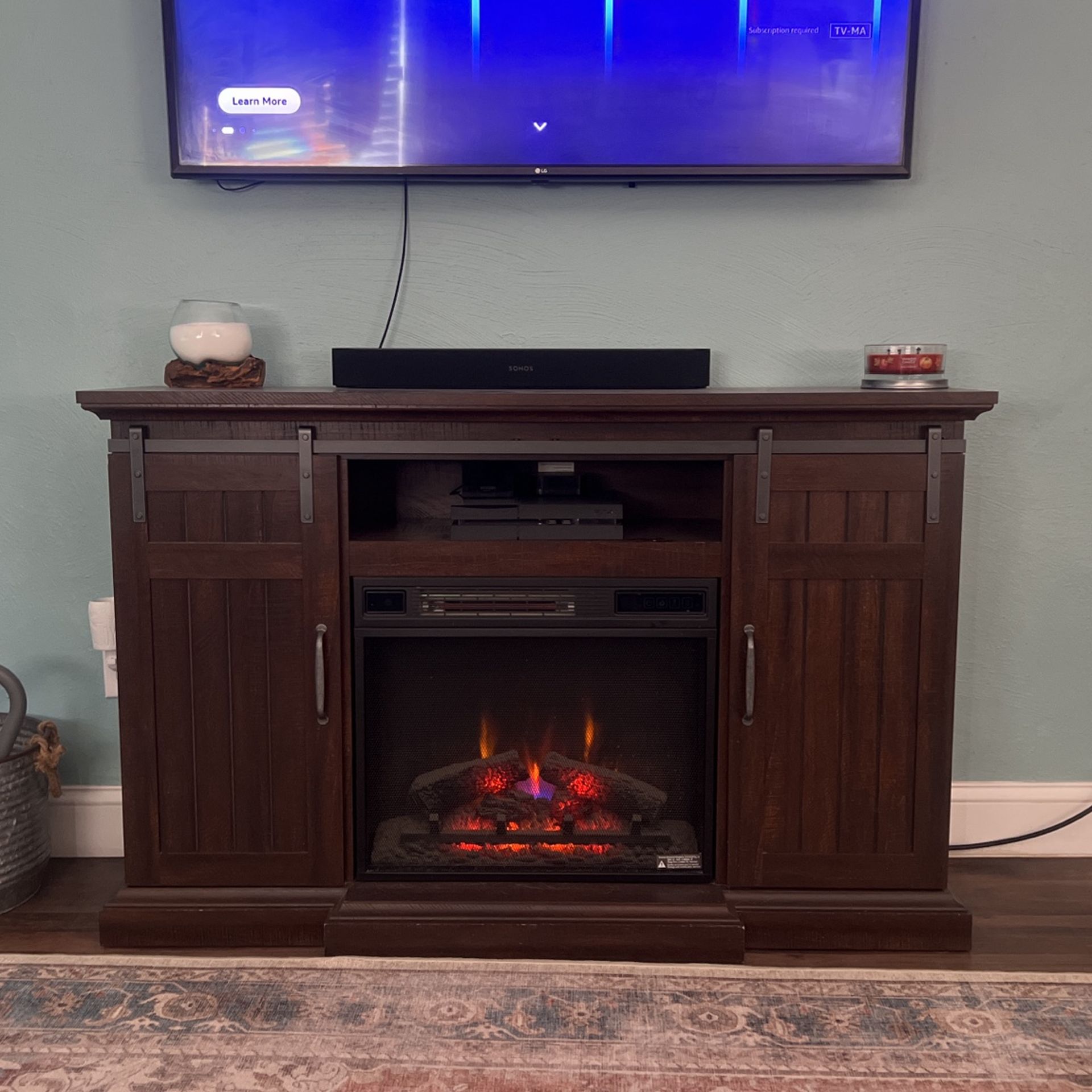 Electric Fireplace/TV Stand