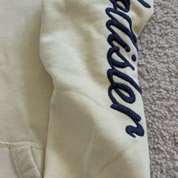 Hollister yellow hoodie