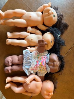 Lot of 5 Baby Dolls Mixed Styles cabbage patch