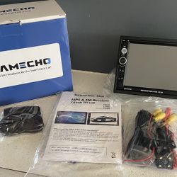 Camecho Car Stereo 2 Din Car Radio 7" MP5 Player with HD Touch Screen Digital Display Bluetooth Multimedia Support USB SD FM Aux-in Double Din Autorad