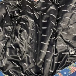 Valabasa Denim Jacket Multicolored Paisley Size Men’s Large