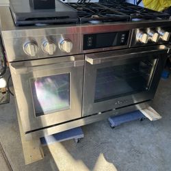DACOR 48” Inch Range Oven 6 Burners  DYRP48Ds/NG/H Dual Burner Gas /Electric