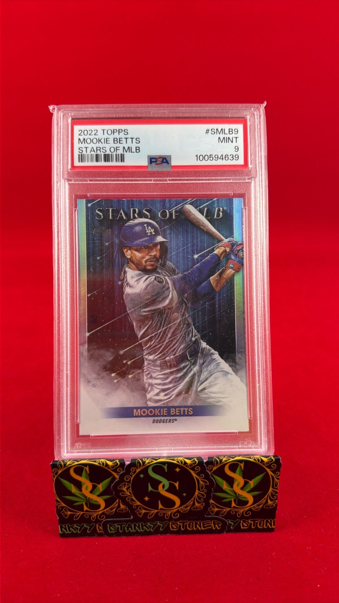 Mookie Betts PSA 9 Stars of MLB