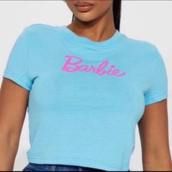 Fashion Nova | Blue “Barbie Girl” Fitted Tee