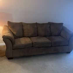 Price Drop! Brown Sofa & Accent Chairs….Must Go!