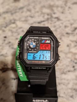BMW Theme Custom Casio AE 1200 Watch Mod