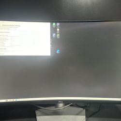 Dell Curved Monitor  32 Inch