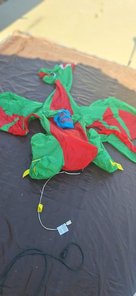 Colorful Dragon Blow Up Decor