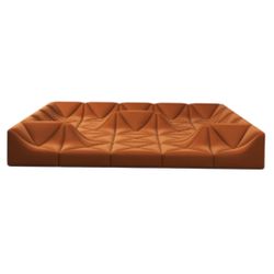 BRAND NEW DUNE SOFAS SET 25 pcs size 12X12X12X12FT  100% BELLA ORANGE FABRIC  CUSTOM MADE AVAILABLE