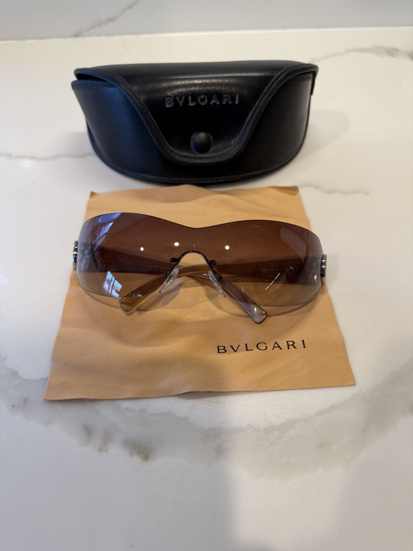 Authentic Bvlgari Sunglasses Authentic New BVLGARI Serpenti Aviator Sunglasses 6098  main image 2