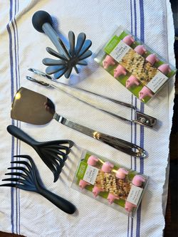 All-Clad Grill Tongs & Spatula Plus Other Goodies