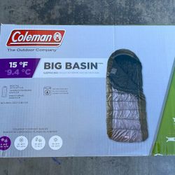 Coleman Big Basin Sleeping Bag- Big &Tall