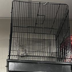 Bird Cage With Rolling Base