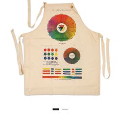 Vintage Look Color Wheel Aprons- New!