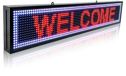 P10 Programmable Scrolling Led Sign Outdoor Signs For Businesse Custom Message Board Digita Display Advertising Screen Bar Word Light Wifi Control Hig