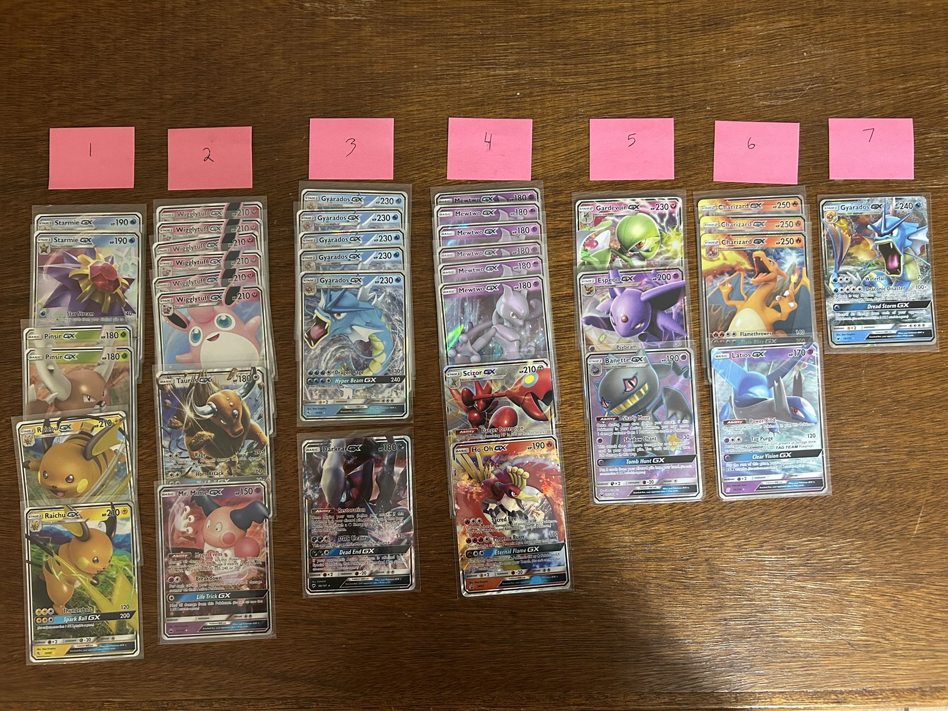 Pokemon TCG GX Lot
