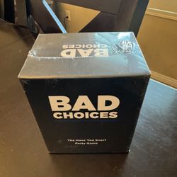 Bad Choices Card Game - New In Box