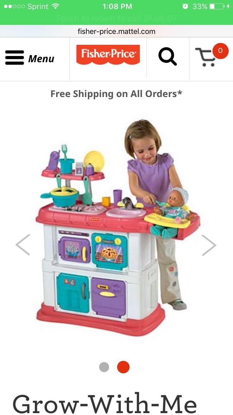 Fisher Price grow with me kitchen