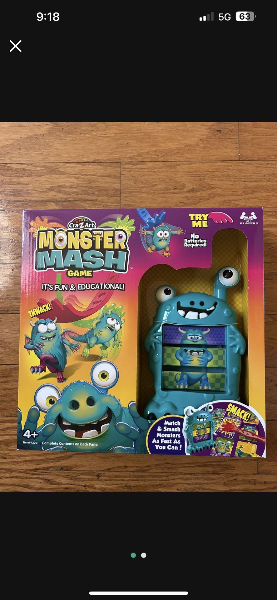 NWT Monster Mash Game