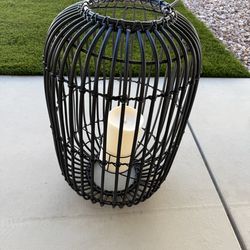 Lantern with candle