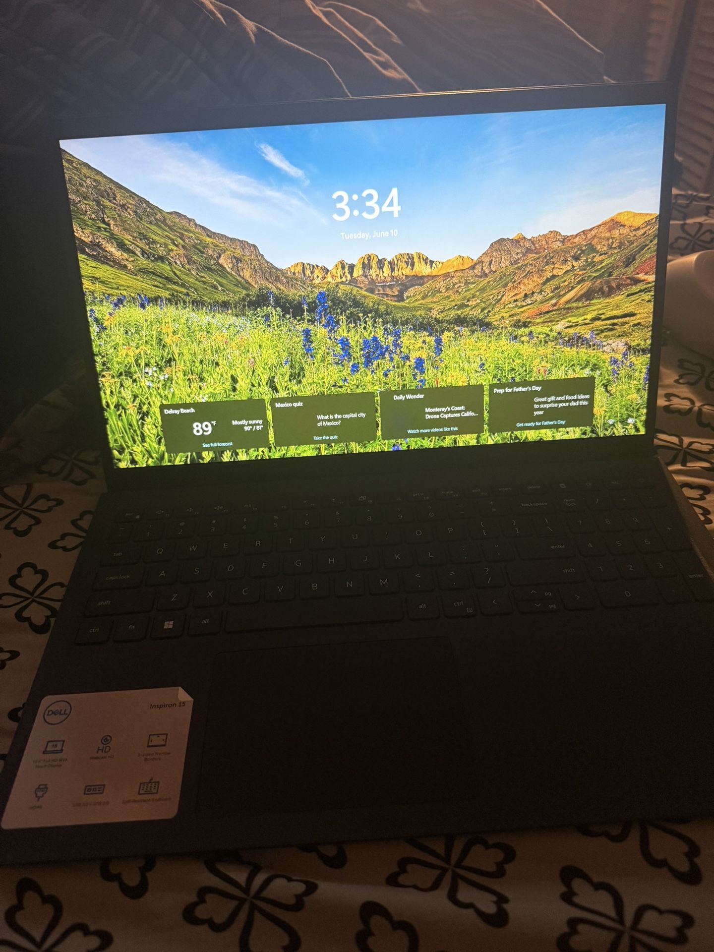 Dell Touchscreen Laptop