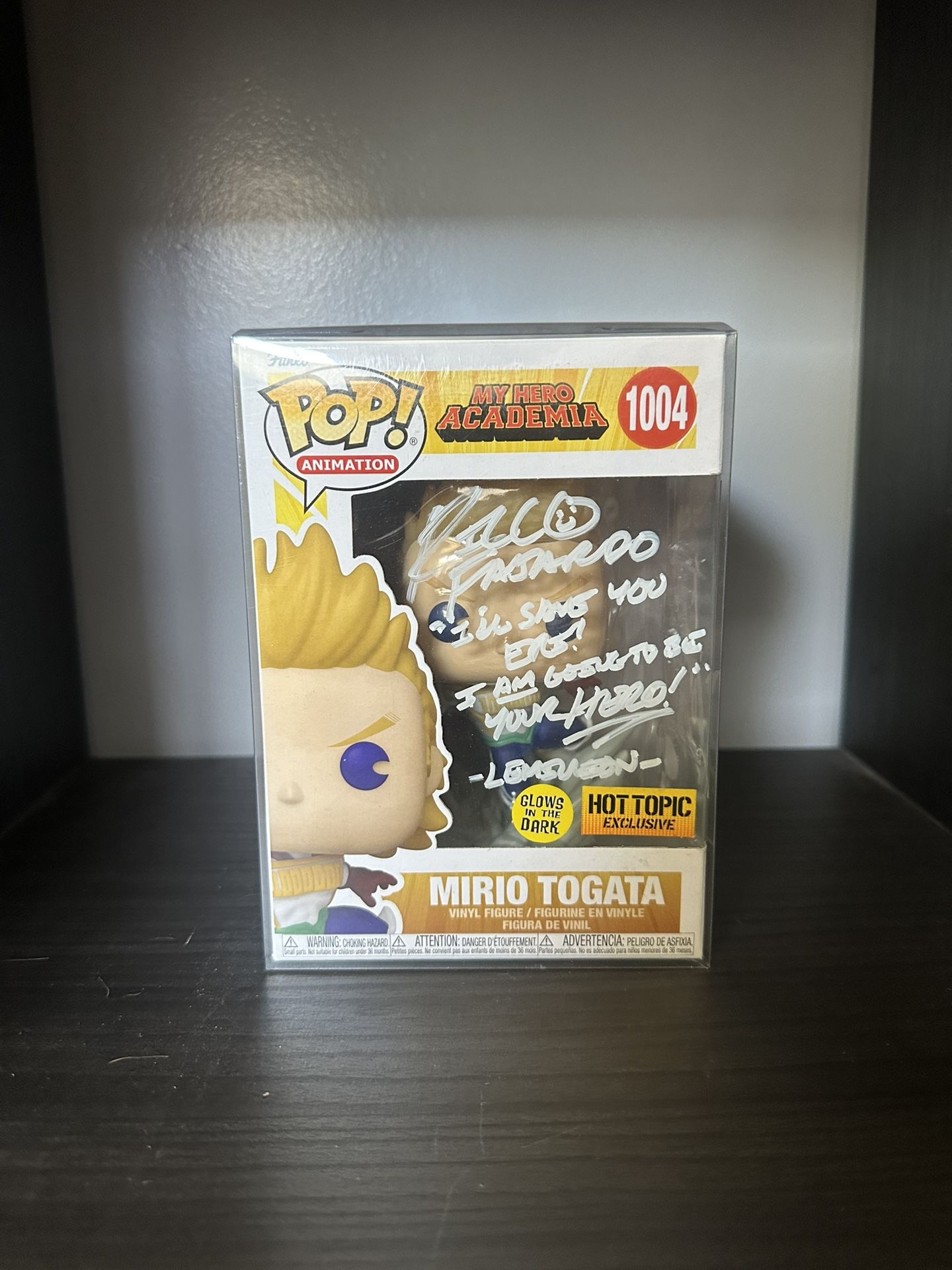 Mirio Togata Funko Pop Signed
