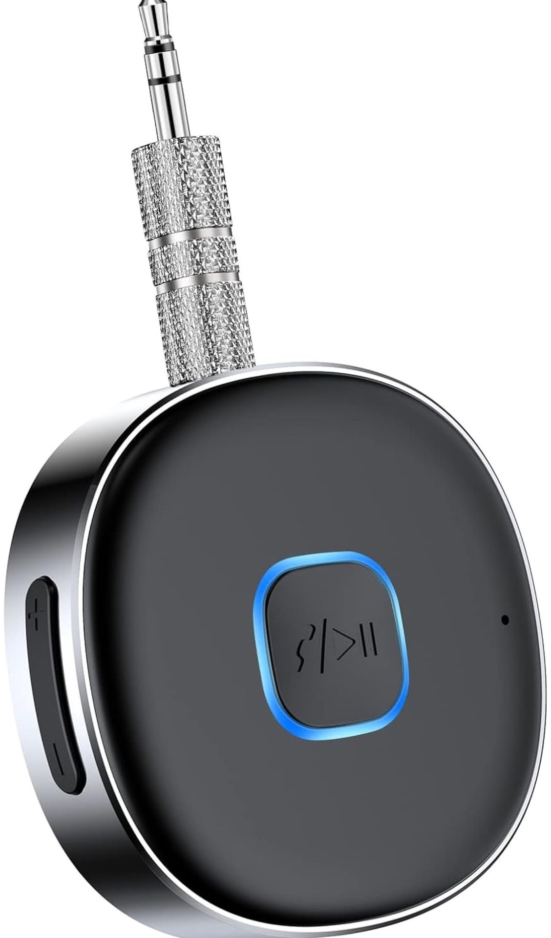 COMSOON Bluetooth Receiver for Car, Noise Cancelling 3.5mm AUX Bluetooth Car Adapter, Wireless Audio Receiver for Home Stereo/Wired Headphones, Hands-