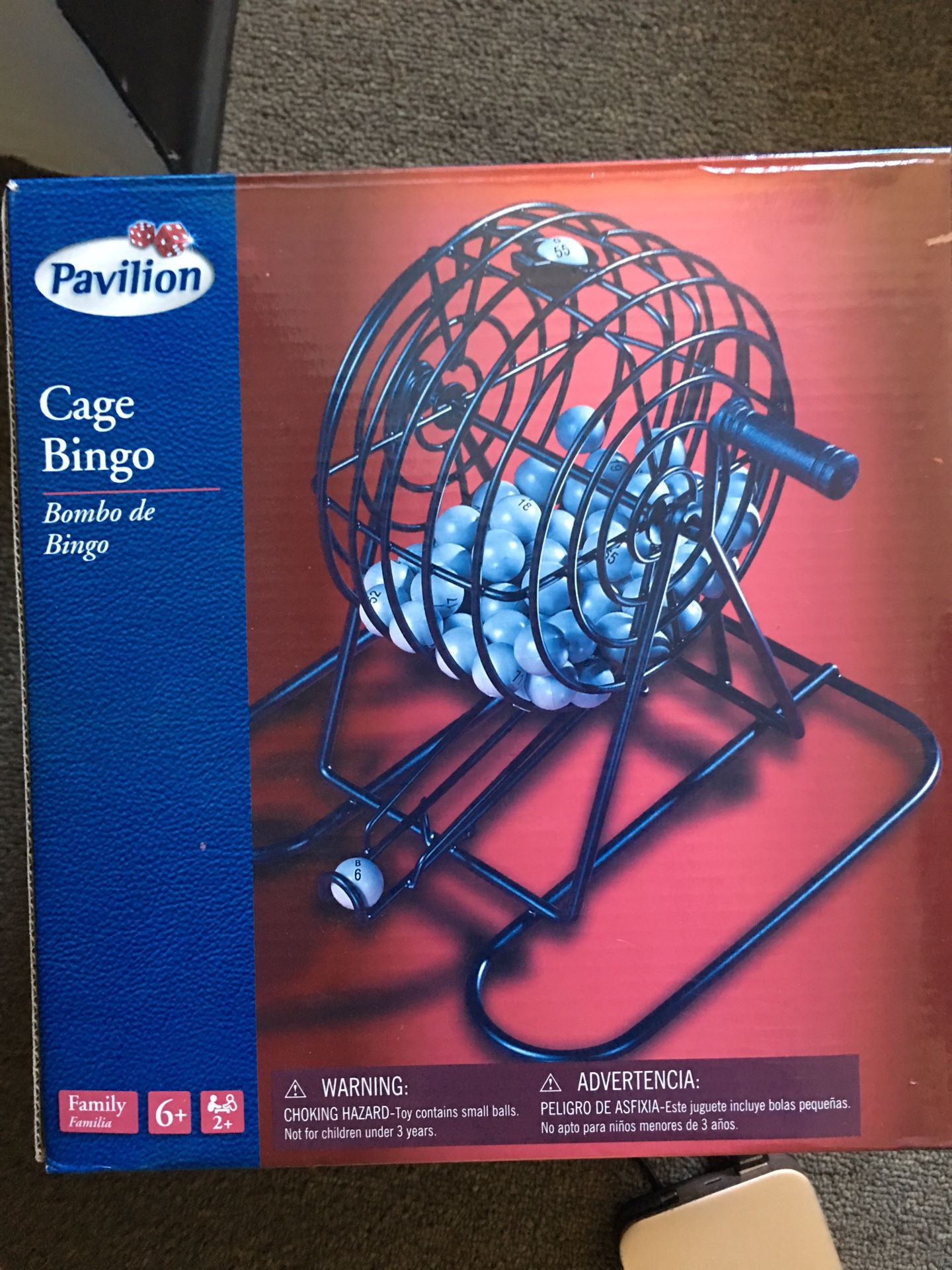 Cage BINGO / Bambo de BINGO. New, everything included