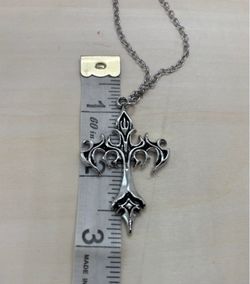 Hip Hop Flame Cross chain Necklace. Thornton area
