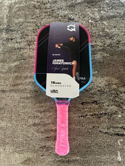 RPM Pickleball Q2 16mm Elongated Pickleball Paddle Cotton Candy Limited Edition