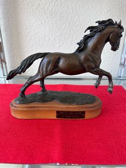Ralph Roybal Bronze Sculpture "Break For Cover" Horse Fine Art 4/30 Vintage 1991