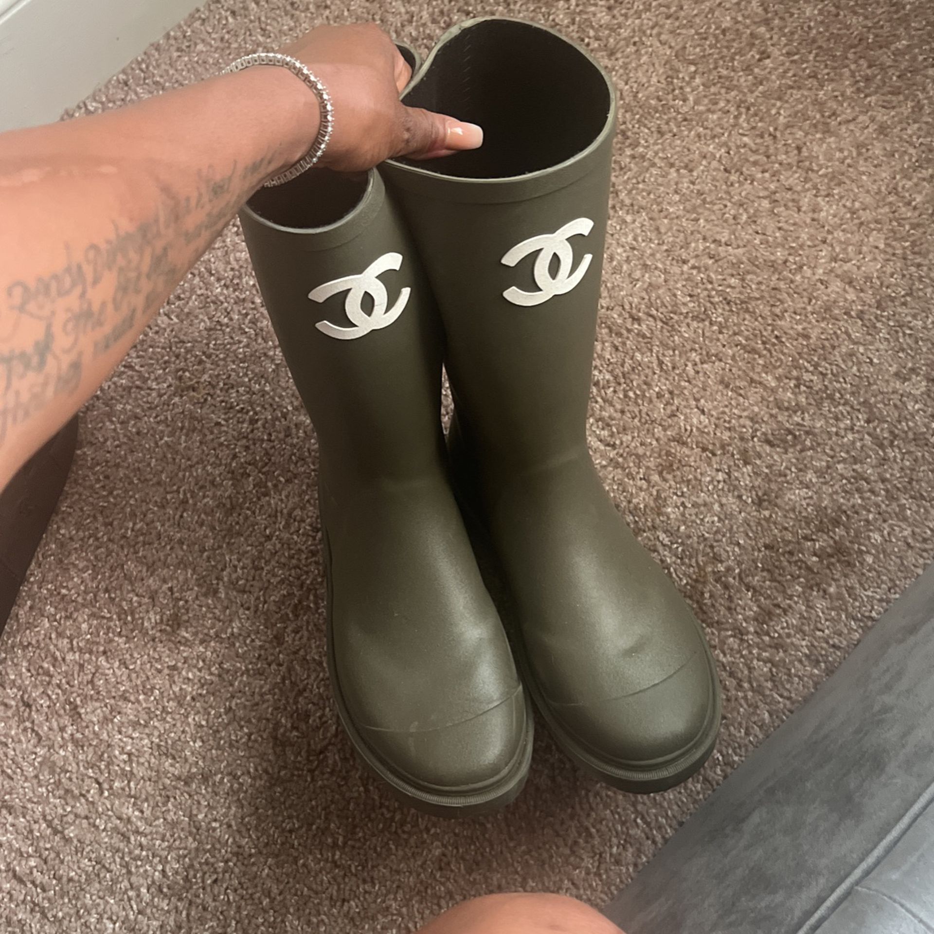 Chanel Rain Boot 