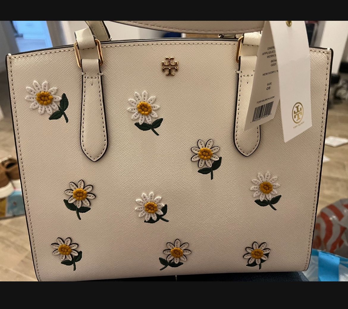 Brand New W Tags Tory Burch Daisy Purse Jewelry Accessories