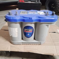 Two Brand New Marine/RV Batteries With Lifetime Warranty On Optima And A Duralast I Paid$ 600 For Both Do Yours For $300 Or Best Offer