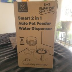 PAPIFEED SMART 2 IN 1 FEEDER WATER FOUNTAIN WHITE 