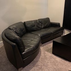 Italian Leather sectional