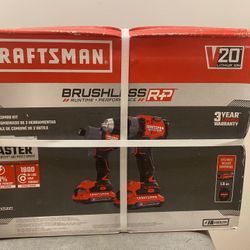 Craftsman Brushless 20v 2-Tool Combo Kit